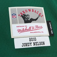 Mitchell & Ness Men's Green Bay Packers Jordy Nelson #87 2010 Throwback Jersey