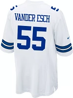 Nike Men's Dallas Cowboys Leighton Vander Esch #55 White Game Jersey