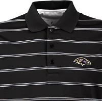 Antigua Men's Baltimore Ravens Black Deluxe Polo