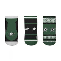 For Bare Feet Dallas Stars 3-Pack Socks