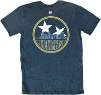 Where I'm From Memphis Navy Tri Star T-Shirt