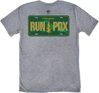 Where I'm From Portland Grey Run PDX Plate T-Shirt