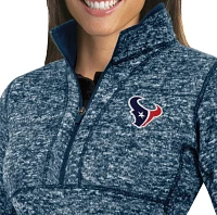 Antigua Women's Houston Texans Fortune Navy Pullover Jacket