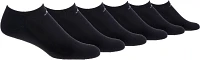 adidas Men's Athletic Cushioned No Show Socks - 6 Pack