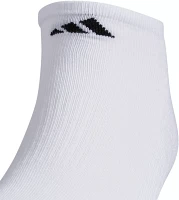 adidas Men's Athletic Cushioned No Show Socks - 6 Pack