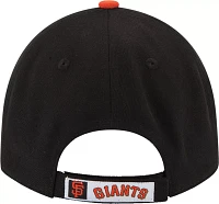 New Era Men's San Francisco Giants 9Forty Black Adjustable Hat