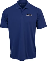 Antigua Men's Seattle Seahawks Tribute Navy Polo