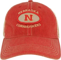 League-Legacy Men's Nebraska Cornhuskers Scarlet Old Favorite Adjustable Trucker Hat