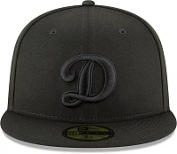 New Era Men's Los Angeles Dodgers Black Basic 59Fifty Fitted Hat