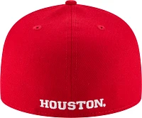 New Era Men's Houston Cougars Red 59Fifty Fitted Hat