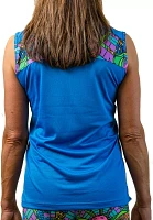 Pickleball Bella Women's Groovy 1/4 Zip Sleeveless