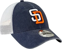 New Era Men's San Diego Padres 9Forty Cooperstown Trucker Adjustable Hat