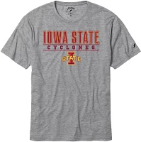 League-Legacy Men's Iowa State Cyclones Grey Reclaim Tri-Blend T-Shirt