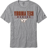 League-Legacy Men's Virginia Tech Hokies Grey Reclaim Tri-Blend T-Shirt