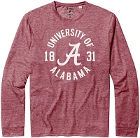 League-Legacy Men's Alabama Crimson Tide Reclaim Tri-Blend Long Sleeve T-Shirt