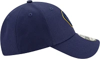 New Era Men's Milwaukee Brewers Navy 9Forty League Adjustable Hat