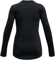 Under Armour Girls' ColdGear Long Sleeve Crewneck Shirt