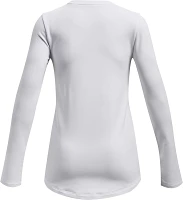 Under Armour Girls' ColdGear Long Sleeve Crewneck Shirt