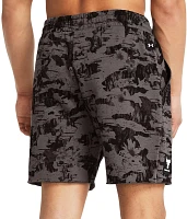 Under Armour Men's Project Rock Essential Fleece Printed Shorts