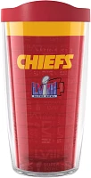 Tervis Super Bowl LVIII Champions Kansas City Chiefs 16 oz. Clear Tumbler