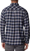 Columbia Men's Penn State Nittany Lions Blue Plaid Flare Gun Flannel Button Down Long Sleeve Shirt