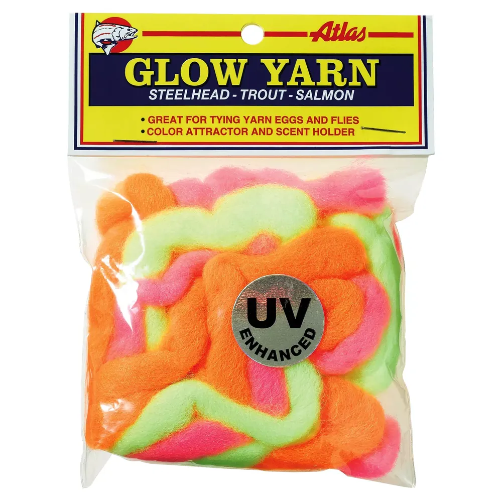 Atlas Mike's UV Glow Yarn Hot Pink