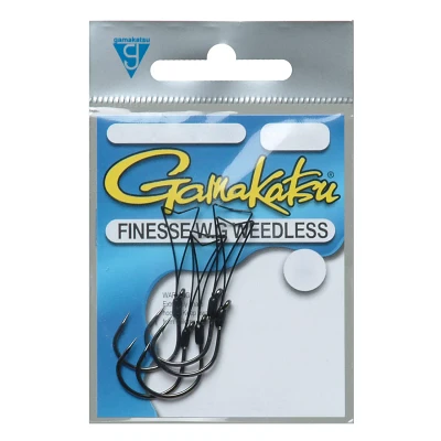 Gamakatsu Finesse Wide Gap Weedless Fish Hooks