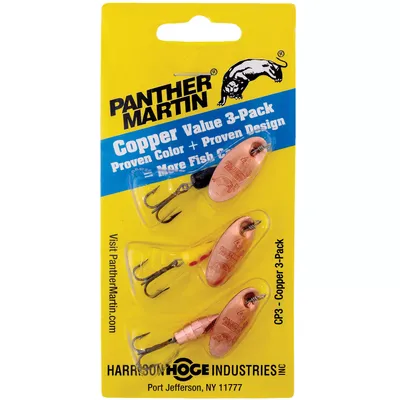 Panther Martin Copper Spinners – 3 Pack