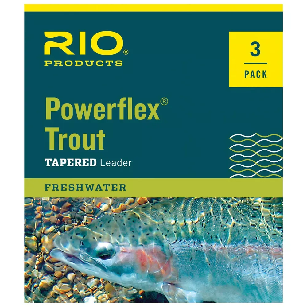 RIO Powerflex 7.5 ft. Trout Leader – 3 pk