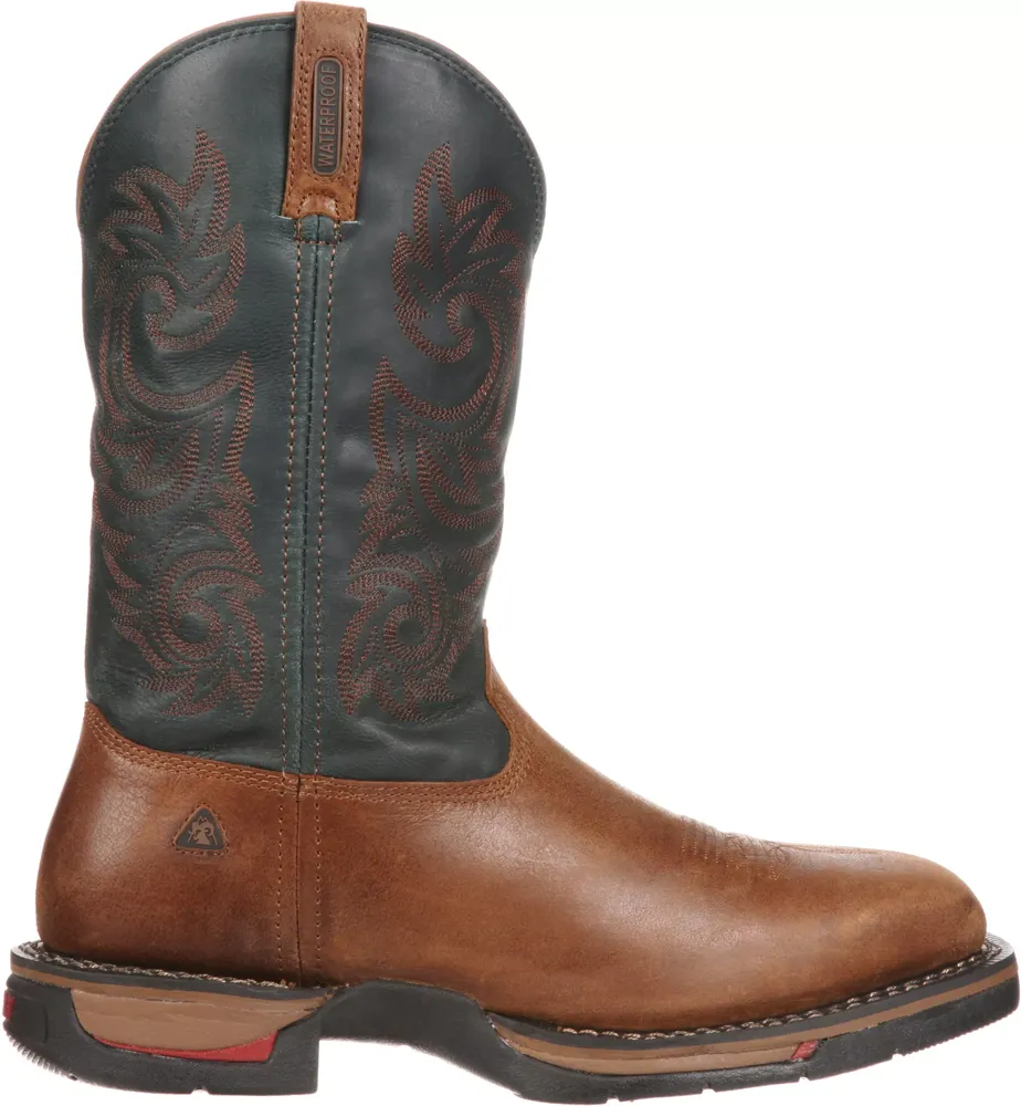 Rocky Men's Long Range 12” Waterproof Western Work Boots