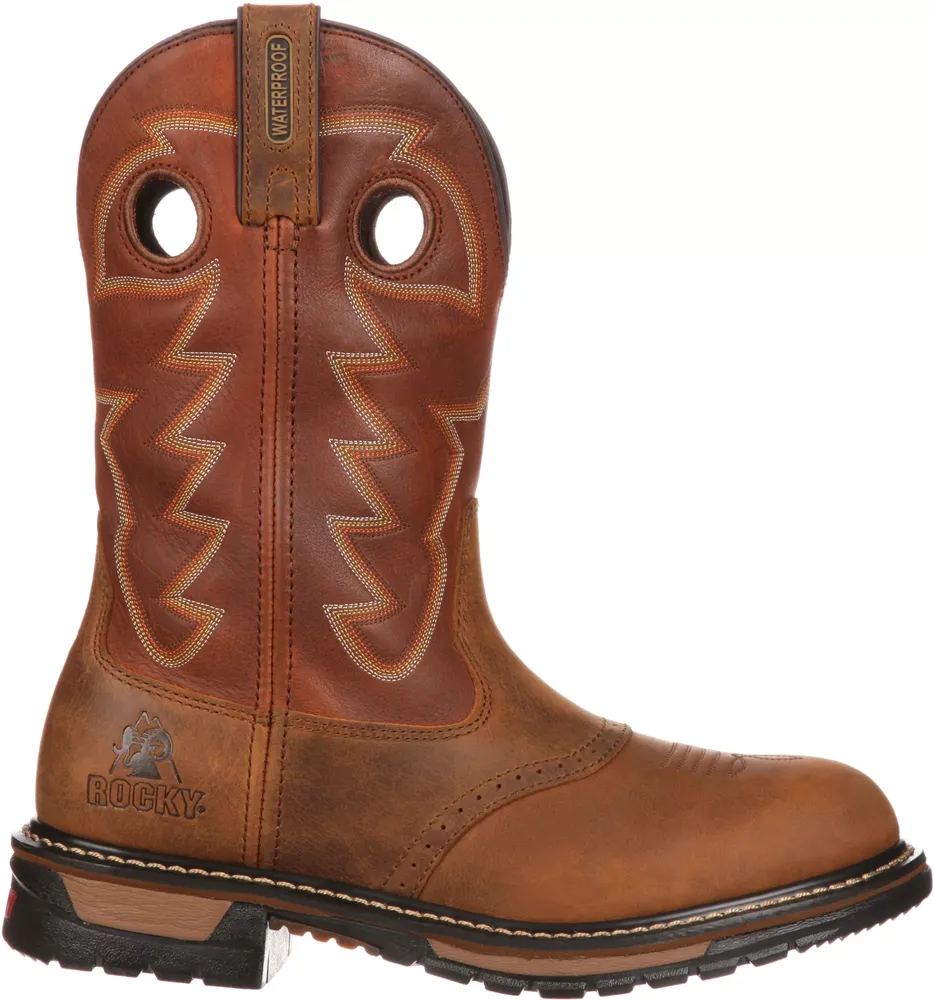 Rocky Men's Original Ride Branson Saddle 11” Waterproof Western Boots