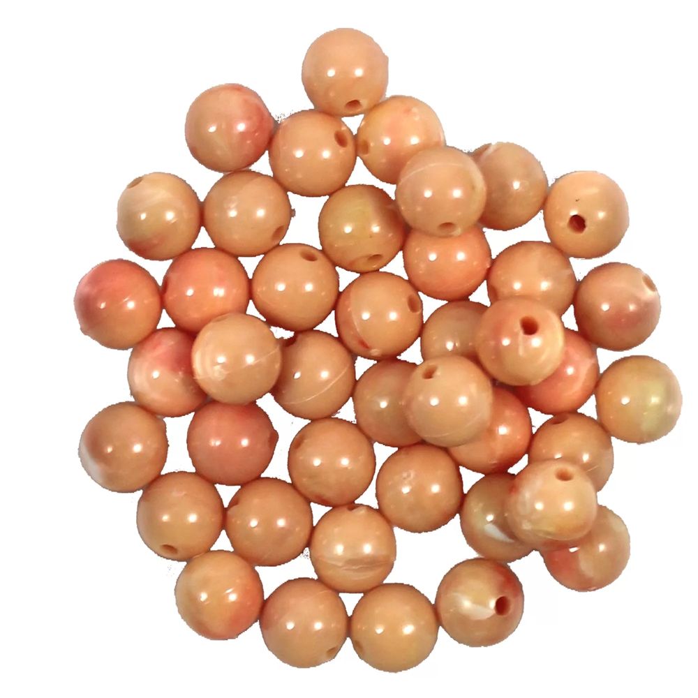 TROUTBEADS 6mm apricot