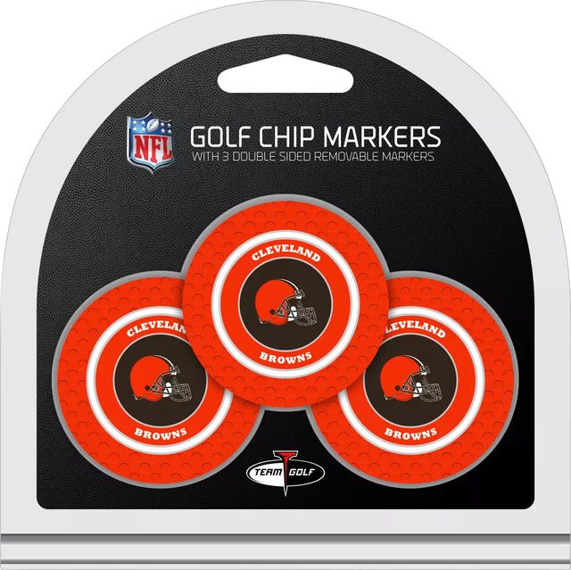 Cleveland Browns Poker Chip Ball Marker - Team Golf USA