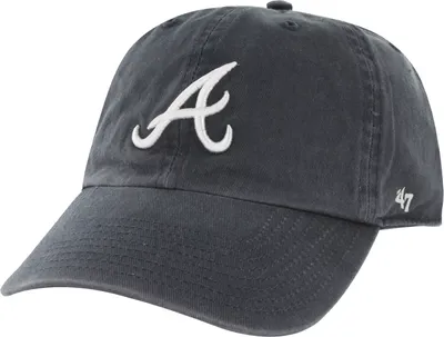 47 Men's Atlanta Braves Navy Clean Up Adjustable Hat