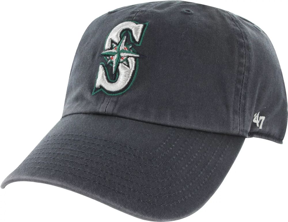 Seattle Mariners Adjustable Navy Clean-Up Hat by '47