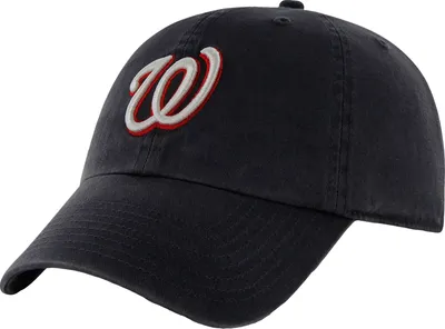 ‘47 Men's Washington Nationals Alternate Navy Clean Up Adjustable Hat