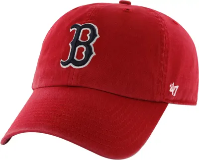 ‘47 Men's Boston Red Sox Clean Up Red Adjustable Hat