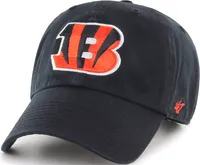 '47 Men's Cincinnati Bengals Black Clean Up Adjustable Hat