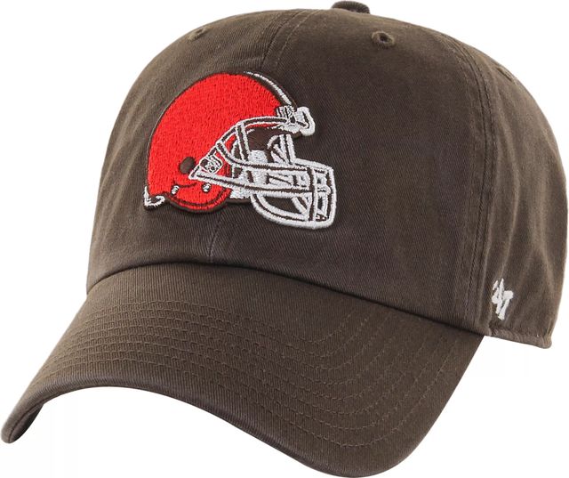 Cleveland Browns NFL Clean Up Strapback Baseball Cap Dad Hat - Brown