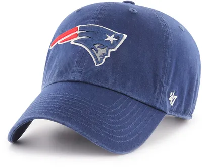 '47 Men's New England Patriots Navy Clean Up Adjustable Hat