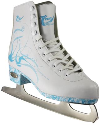 American Athletic Shoe Women's Turquoise Insole Figure Skates