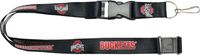 Ohio State Buckeyes Black Lanyard