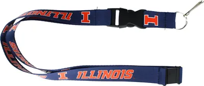 Illinois Fighting Illini Blue Lanyard