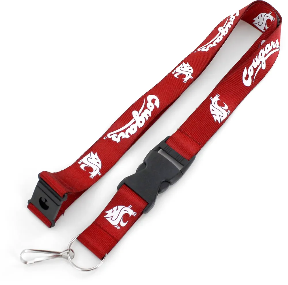 Washington State Cougars Crimson Lanyard