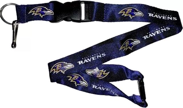 : NFL Baltimore Ravens Team Lanyard, Purple : Sports & Outdoors