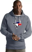 Antigua Men's Toronto Blue Jays Grey Victory Pullover