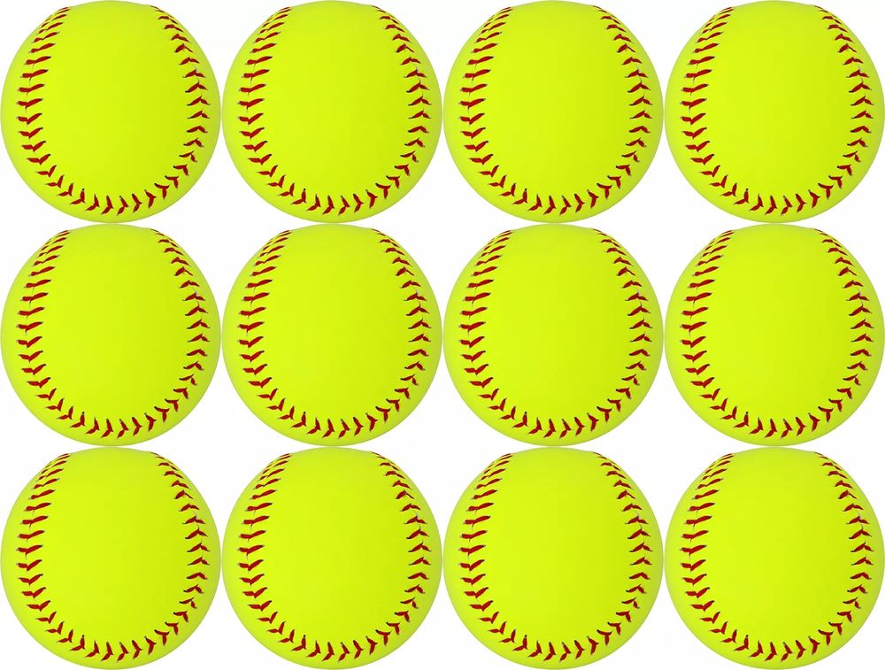 Baden Blank Autograph Softballs – 12 Pack