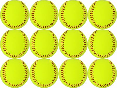 Baden Blank Autograph Softballs – 12 Pack