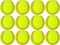 Baden Blank Autograph Softballs – 12 Pack