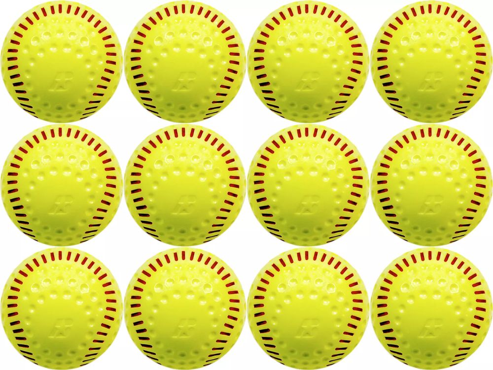 Dick's Sporting Goods Baden Dimpled Yellow Training Softball 12-Pack  Connecticut Post Mall